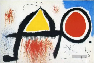 Joan Miró Werke - Charakter vor der Sonne Joan Miró